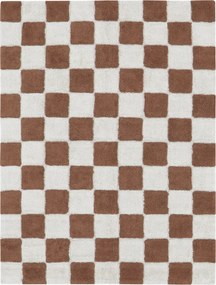 Lorena Canals, Kusový koberec Kitchen Tiles Toffee, 140x200, hnedá, obývacia izba