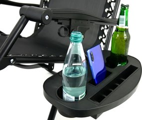 CH Záhradné skladacie lehátko -polohovateľné