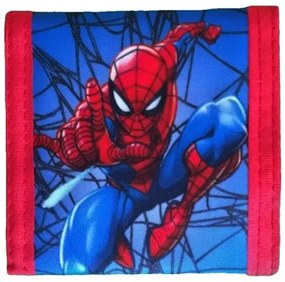 Vadobag - Detská / chlapčenská textilná peňaženka Spiderman MARVEL