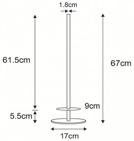 Erga Erga, vysoký stojan na toaletný papier, 6 roliek, čierna, ERG-YKA-P.SP-TIBA-BLK