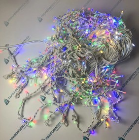 Vonkajší LED vianočný záves 25M+ 500LED - colored