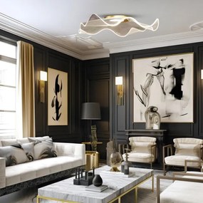 LED Stropné svietidlo LARGO LED/16W/230V zlatá