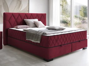 Posteľ Reve 180x200 cm, červená látka