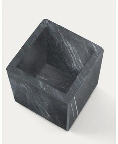 Tmavosivý mramorový téglik na zubné kefky Aixa – Kave Home