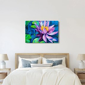 Obraz lekna na vode (90x60 cm)