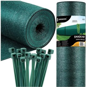 Tieniaca sieť 1,5x50 m SPRINGOS  SN0019 - zelená