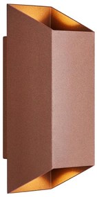 Nordlux - Vonkajšie nástenné svietidlo NICO 2xGU10/35W/230V IP54 hnedá NX0077