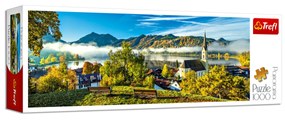 Panoramatické puzzle 1000 dielov "Schlierske jazero" 40 x 13,5 x 6,7 cm