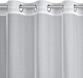 ZÁCLONA SADIE NA KRÚŽKOCH 300X150 CM BIELA