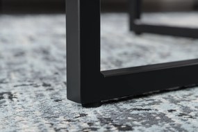 Konferenčný stolík Elegance 80cm biely mramorový vzhľad