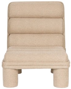 Béžové kreslo z textílie buklé Fern – Dutchbone
