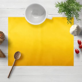 Biante Saténové prestieranie na stôl polyesterový Satén LUX-041 Kanárikovo žlté 35x45 cm