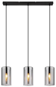 Globo 21002-3H - Luster na lanku OLLY 3xE14/25W/230V čierna