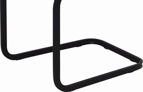 Jedálenská stolička Rindul, hnedá camel látka v optike lesklej kože