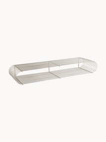 Nástenný kovový regál Curva, Š 80 cm
