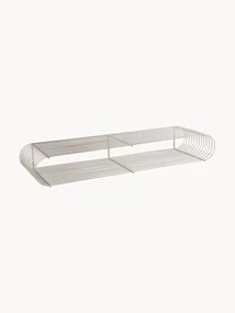 Nástenný kovový regál Curva, Š 80 cm