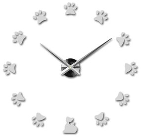 Moderné nalepovacie nástenné hodiny SS | 3D hodiny 12S017 Wanduhr