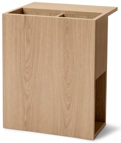 Odkladací stolík s dreveným vzhľadom