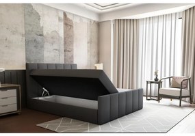 Tempo Kondela Boxspringová posteľ, 160x200, sivá, STAR