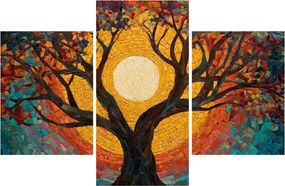 Obraz - Slnko v korune stromu života (90x60 cm)