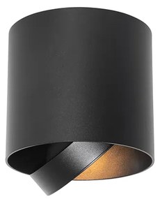 Dizajnové bodové svetlo čierne AR111 - Impact