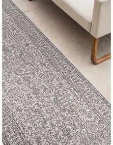 Vnútorný a vonkajší behúň v sivej a slonovinovej farbe 80x250 cm Duet Kona – NORTHRUGS