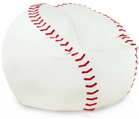 Sedací vak Baseball ekokoža