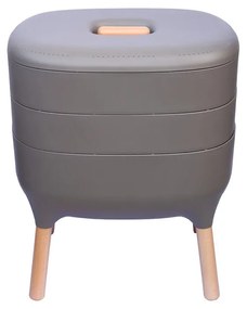 Sivý kompostér 21,7 l Urbalive – Plastia