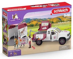 Schleich 42704 Mobilný veterinár s prívesom