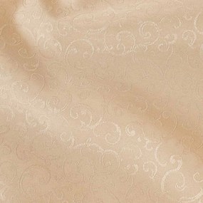 Biante Teflónový oválny obrus TF-092 Ornamenty - béžová light 120x160 cm