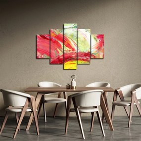 Obraz abstrakcie - maľba (150x105 cm)