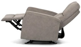 Autronic BONTEC Polohovacie kreslo, béžová, látka, TV-S8449 CRM2 Farba: Šedá