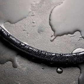 Hansgrohe Designflex, textilná sprchová hadica 1250 mm, čierna matná, HAN-28220670