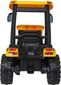 Ramiz MEGA Traktor D68 s prívesom žltý