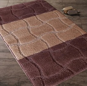 Sada kúpeľňových koberčekov Montana Sariyer XL Brown