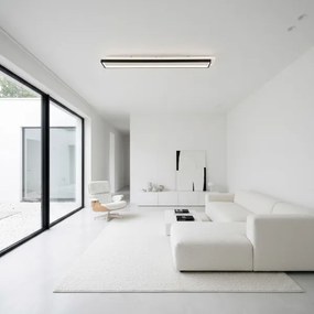 Brilagi - LED stmievateľné stropné svietidlo OUTLINE LED/90W/230V 18x100 cm biela/čierna +DO