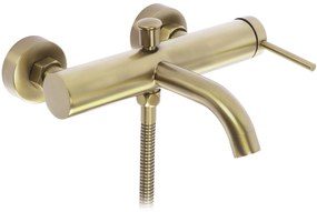 Rea Spot, vaňová batéria s ručnou sprchovou súpravou, zlatá matná, REA-B2083