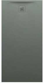LAUFEN Pro obdĺžniková sprchová vanička z materiálu Marbond, odtok na kratšej strane, 1600 x 800 x 42 mm, betónová šedá, H2139580790001