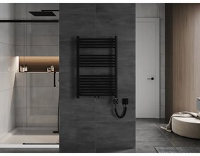 Mexen Mars, elektrické vykurovacie teleso 900x600 mm, 400 W, čierna, W110-0900-600-6400-70