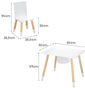 Súprava detského nábytku 3 ks – Roba