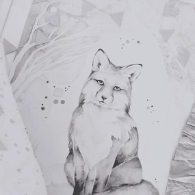 Plagát líška 18x24cm