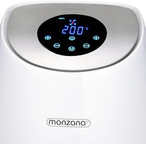 InternetovaZahrada Teplovzdušná fritéza FRYER 1 white – 9 v 1 s dotykovým displejom 1485 W 3,6 l