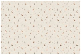 Tapeta lesné líšky a stromy