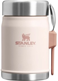 STANLEY termoska jedálenská 400ml s lyžicou/vidličkou Rose Quartz