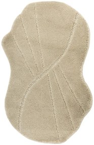 Kúpeľňový koberček Shell svetlobéžový