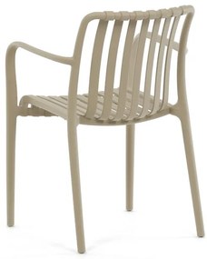 Autronic BONTEC Jedálenská stolička, hnedá, plast, CT-X7029 CAP Farba: Béžová
