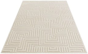 ELLE Decoration, Kusový koberec New York 105091 Cream, 160x230, biela, obývacia izba