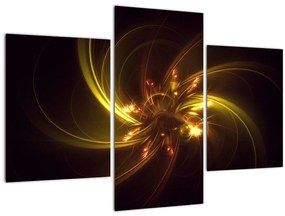 Obraz - abstrakcia vrtuľky (90x60 cm)