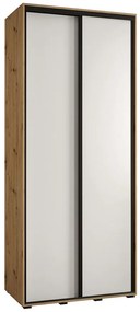 Skriňa 45 Canaris 1 120 artisan/biela/čierna