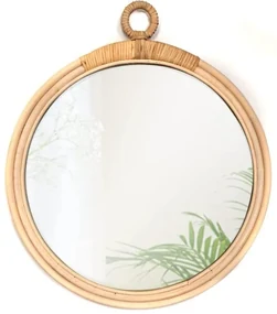 Dekorstudio Okrúhle zrkadlo BOHO 40 cm - 322052 II.akosť